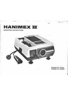 Hanimex Rondette 1200 A manual. Camera Instructions.